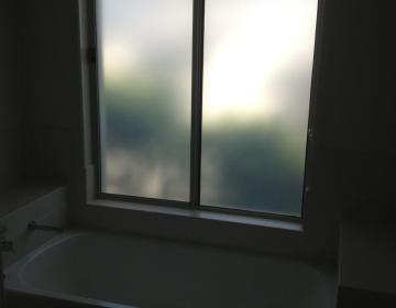 AFTER bathroom window Opaque Film