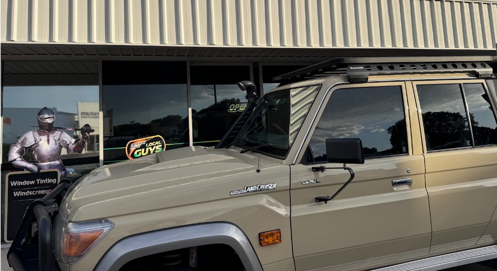 Toyota LandCruiser with window tinting at Local Guys