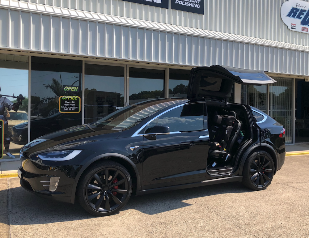 Automotive window tinting finished at Local Guys