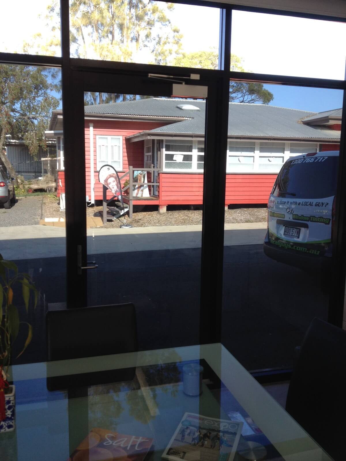 Commercial window tinting by Local Guys