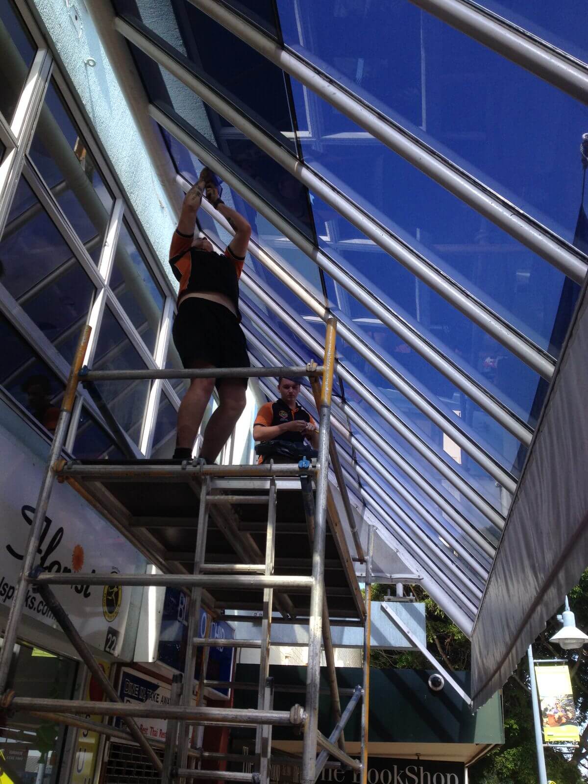 Commercial window tinting by Local Guys