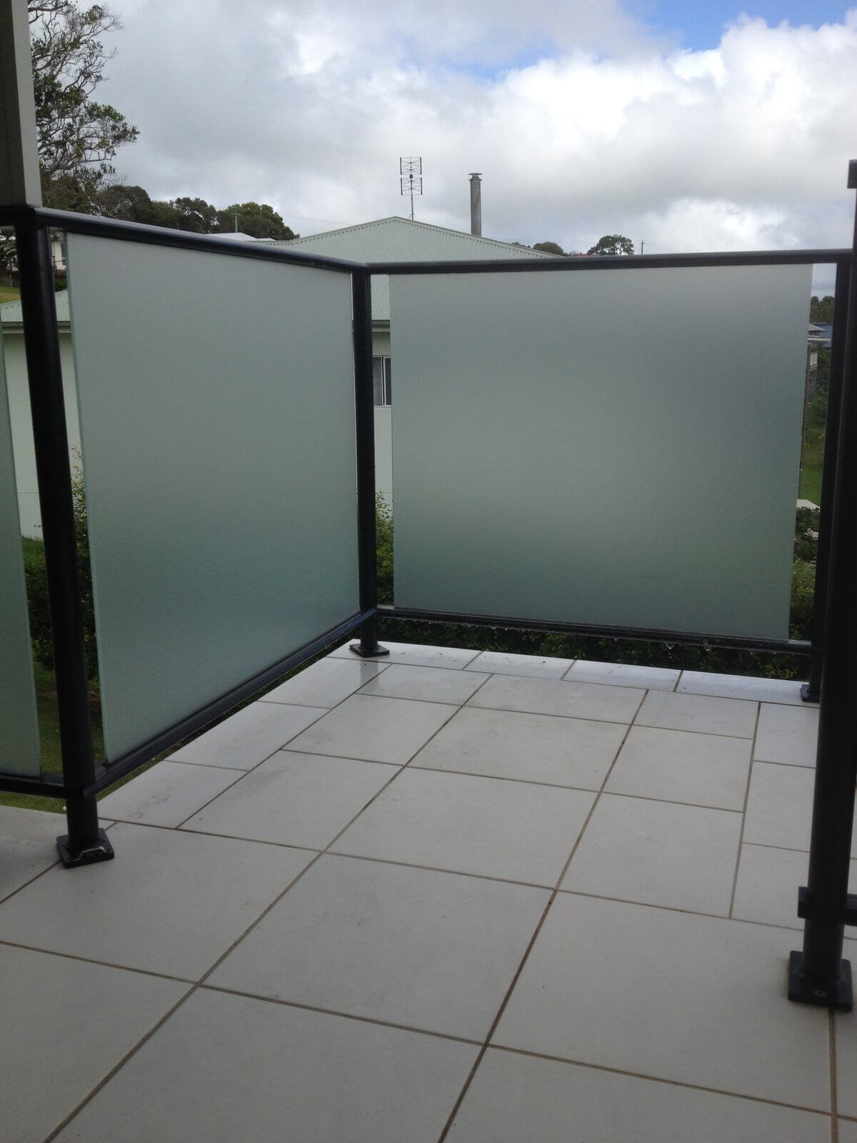 After. Balcony glass privacy frost by Local Guys